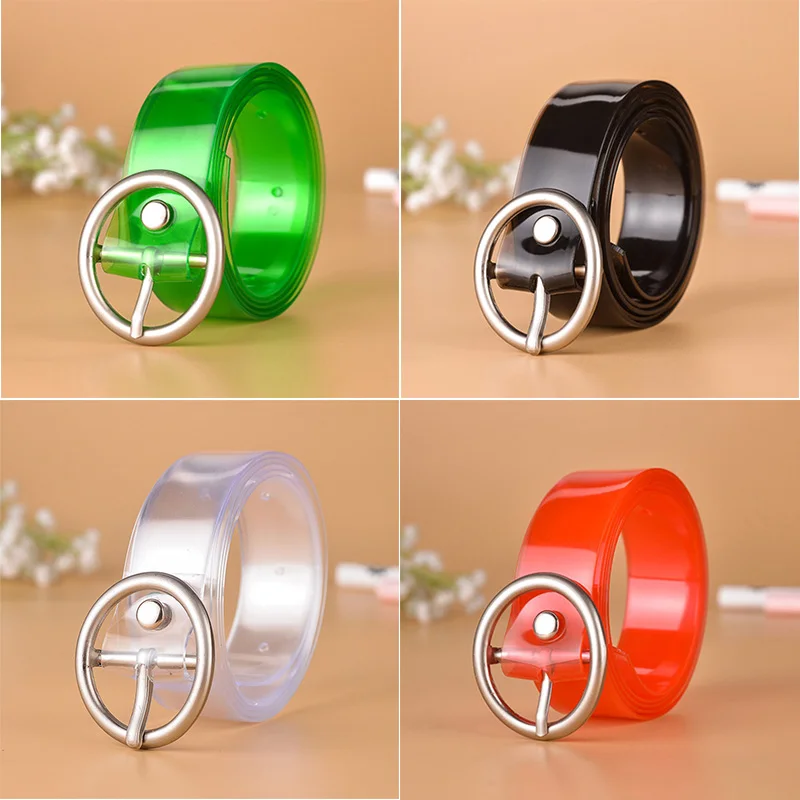 Fashion Transparent Plastic Children Belts For Boys Girls Kid Waist Strap Waistband For Trousers Jeans Pants Adjustable Z30