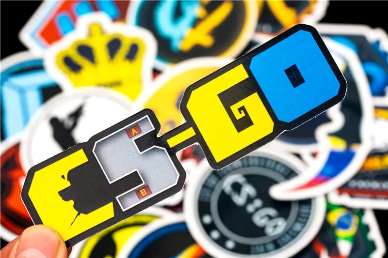 20PCS 2018 New CS GO Game Stickers Children Stickers For Kids Luggage Skateboard Laptop Motorcycle Toy Stickers Sets (6)