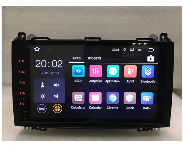 Sale Android  car radio GPS for Mercedes B200 W169 A160 Viano Vito GPS NAVI  BT 16G ROM Support DAB 3G 4G 3