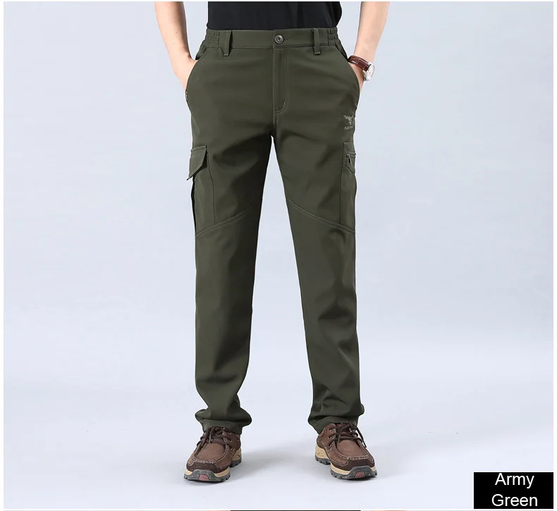 LoClimb мужские уличные походные брюки мужские зимние теплые флисовые софтшелл брюки армейские военные треккинговые лыжные водонепроницаемые брюки AM353
