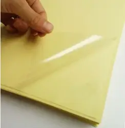ПЭТ прозрачная самоклеящаяся печатная бумага ультра-тонкая этикетка наклейка пленка струйная печать DIY узоры цветной струйный A4