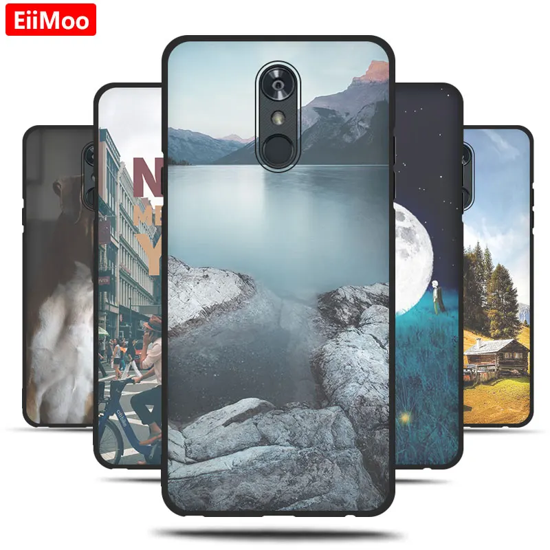 

EiiMoo Silicone Case For LG Stylo 5 Stylo5 Cover Soft TPU Landscape Back Cover For LG Stylo 5 Phone Case Capa Coque Funda Shell
