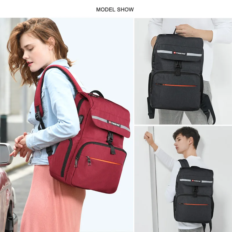 Tigernu Light Weight Backpack Schoolbag Anti Theft Backpack Women Men Back Pack School Bags For Teenage Girls Boys New