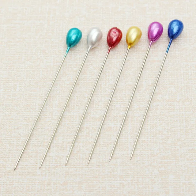 50Pcs/set Sewing Accessories Patchwork Pins Pearl Head Pins Needles
