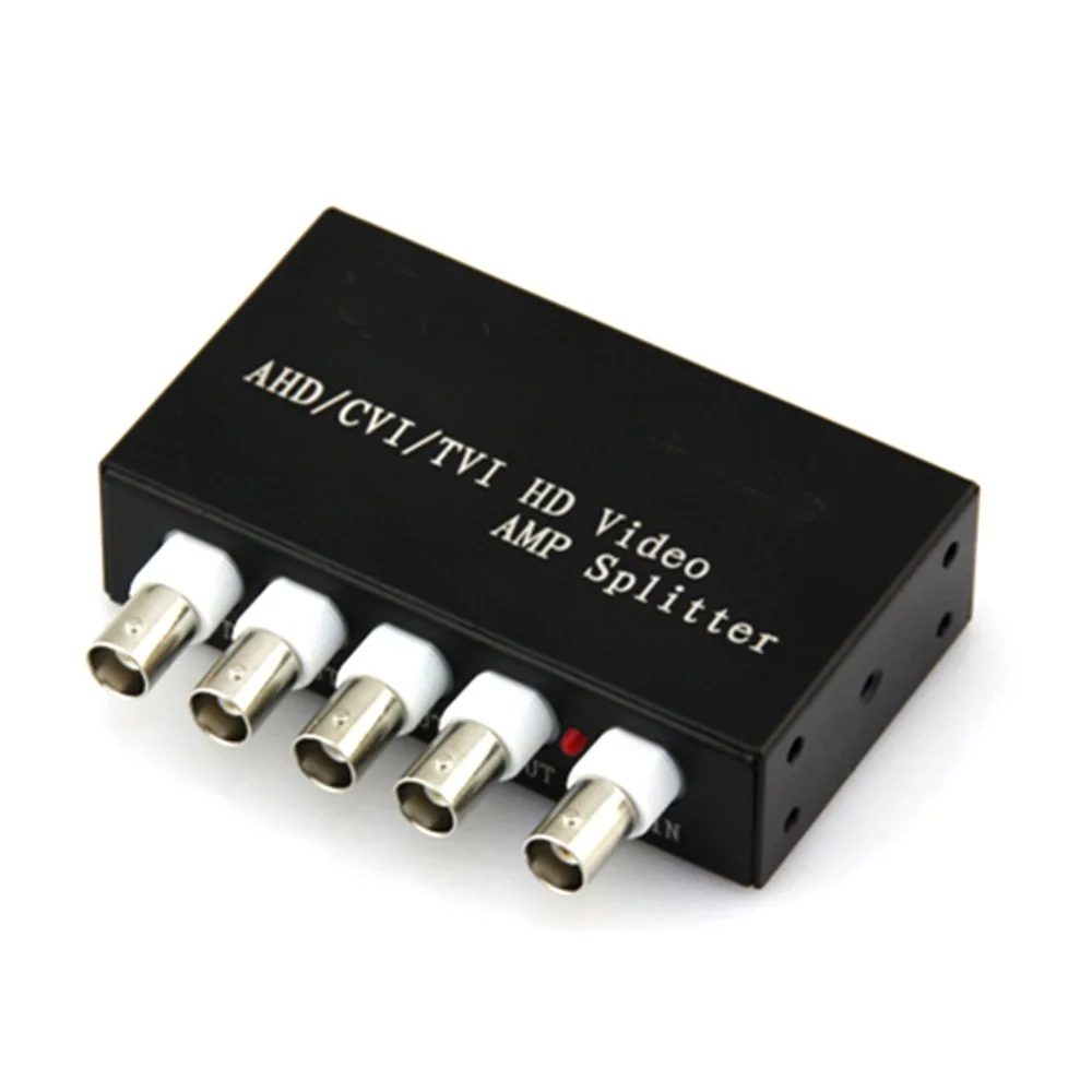 

1 In 4 Out AHD TVI CVI Video Distributor Amplifier 1CH To 4CH Splitter For CCTV Security Camera System BNC 1x 4 Video Splitter