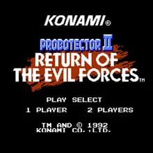 Probotector 2-возврат Evil Force 60 Pin игровая карта для 8 бит Subor игровой плеер