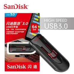 SanDisk CZ48 USB флеш-накопители 16 ГБ 32 ГБ 64 Гб 128 ГБ 256 ГБ флеш-накопитель USB 3,0 Флешка флэш-диск USB ключ U диск для ПК