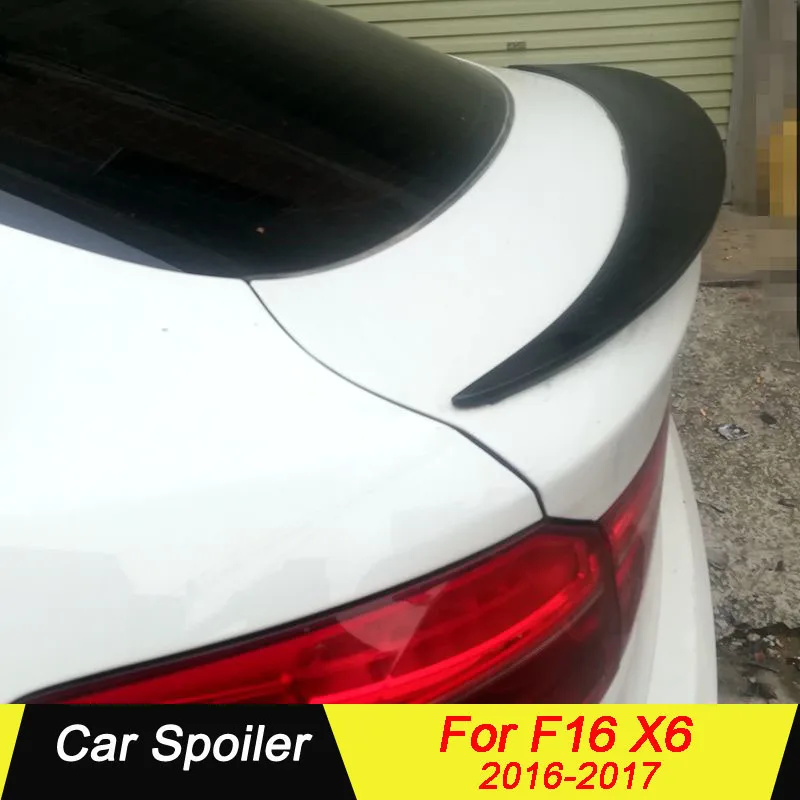 

Spoiler For BMW X6 F16 2016 2017 car tail trunk decoration ABS rear trunk wing spoiler for bmw x6 f16