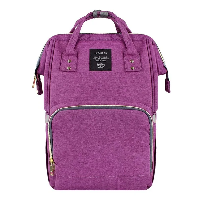 LEQUEEN модная сумка для подгузников для мам, Большая вместительная детская сумка, дорожный рюкзак, дизайнерская сумка для кормления, сумка для детских подгузников - Цвет: as picture