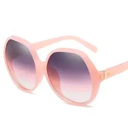Марка негабаритных Для женщин солнцезащитные очки поляризованные 2018 Элитный бренд Дизайн большой Пластик Рамка Солнцезащитные очки