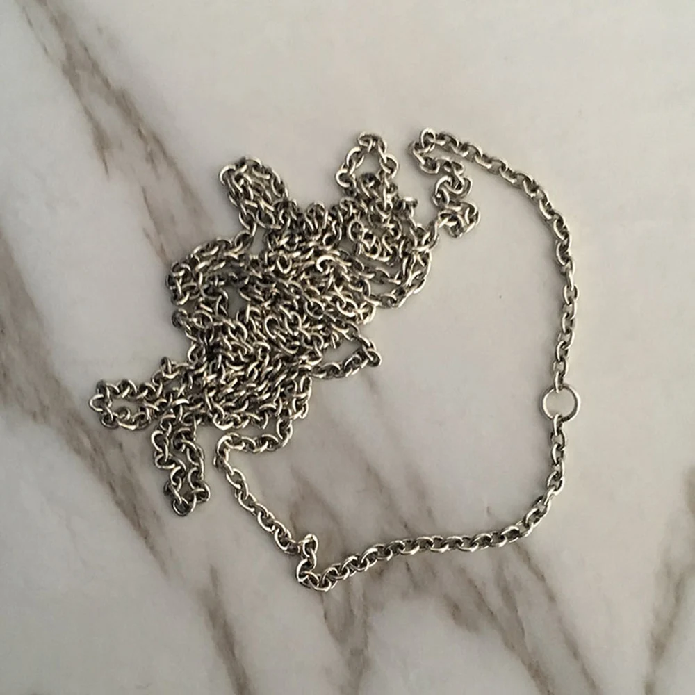 Подлинное 925 пробы Серебряное фантазийное ожерелье подходит к Европейскому ожерелье троллей ювелирные изделия