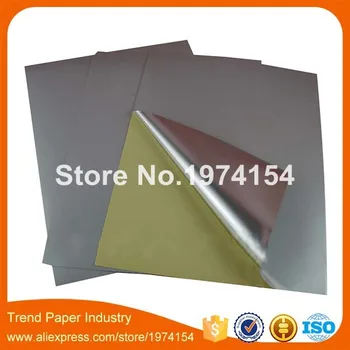 

Print New paper 800 sheets A4 Self Adhesive Silver Film Printing Paper Sticker Label Paper For Laser Printer