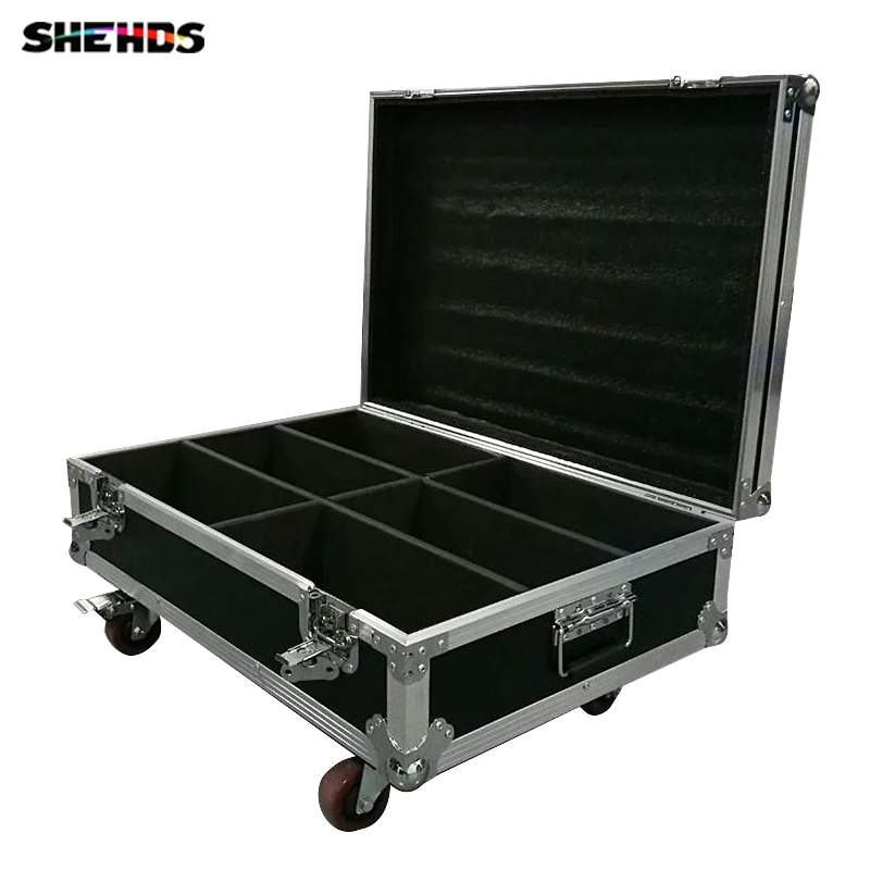 

Flight Case with 2/4/6 pieces 2eyes 200W LED COB Blinder Cool White + Warm White Lighting for Disco KTV Party,SHEHDS