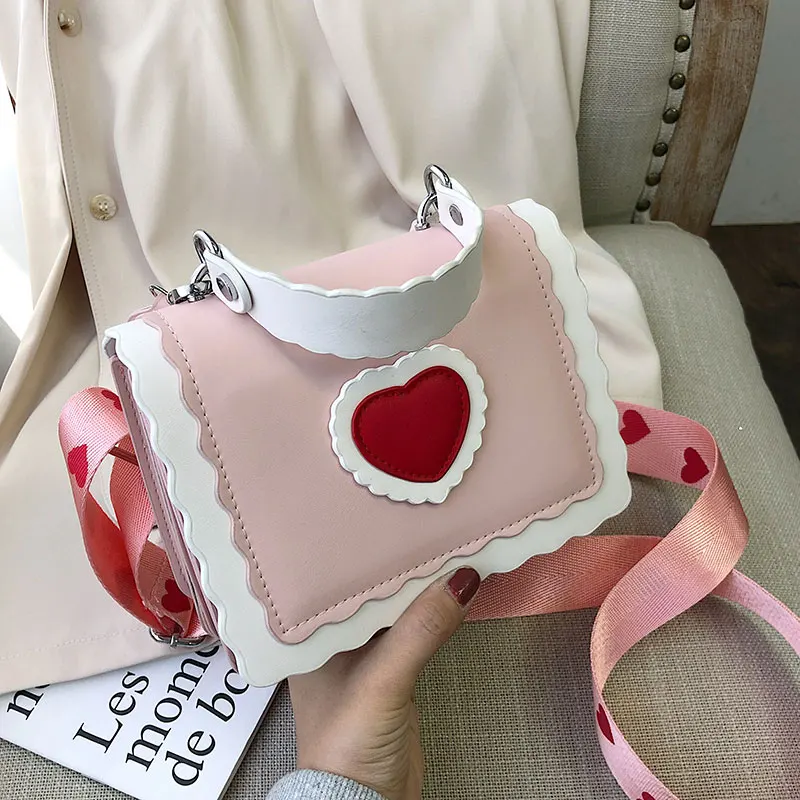 Милая женская портативная квадратная сумка с клапаном, новинка, качественная женская дизайнерская сумка из искусственной кожи, милая сумка через плечо