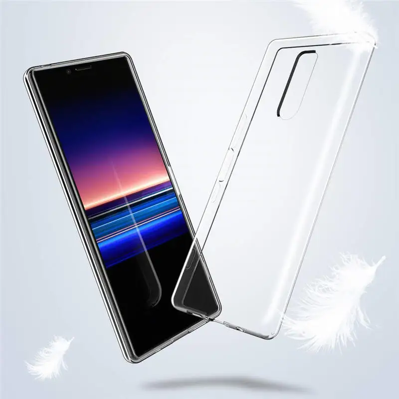 Для sony Xperia 1 чехол sony 1 чехол 6,5 прозрачный силиконовый чехол из ТПУ чехол для телефона для sony Xperia 1 Xperia1 J8110 J8170 J9110