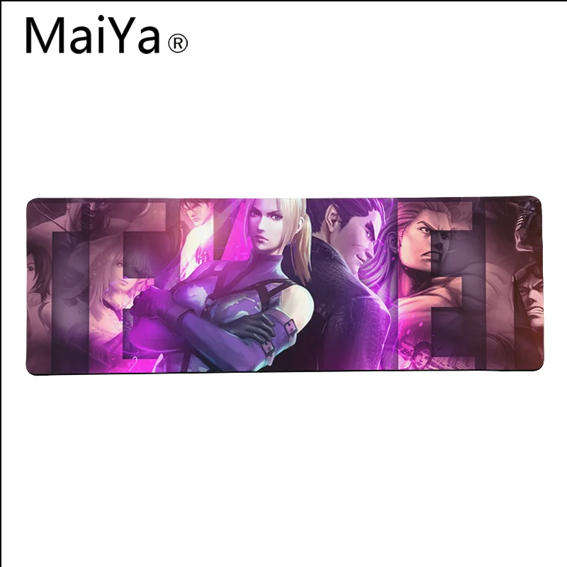 Lock Edge 40X90cm Maiya высокое качество игры Tekken DIY дизайн узор Коврик для игровой мыши Большой Мышь Pad клавиатуры коврики - Цвет: Lock Edge 40X90cm