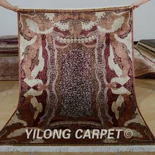 Yilong 4'x6' Традиционный турецкий ковер красный vantage Античная полосатый ручной индийские ковры(0671