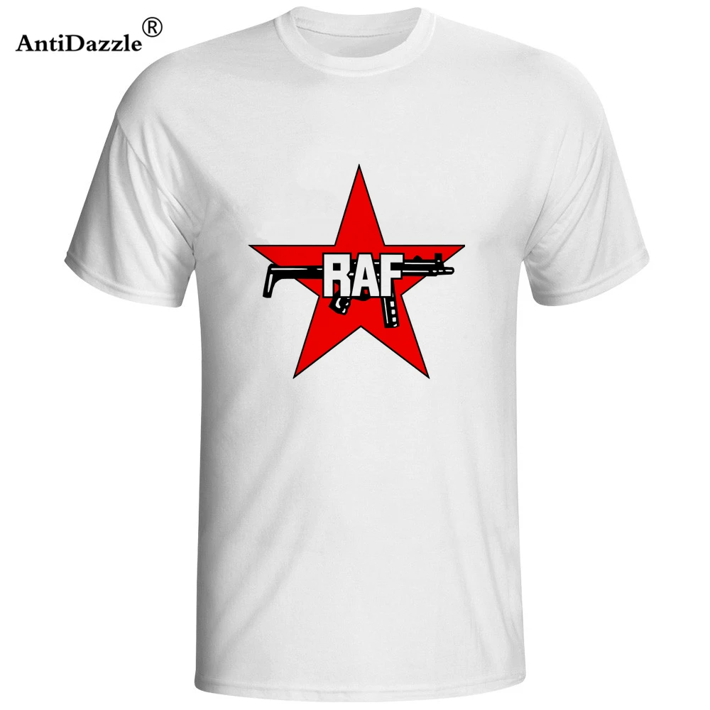 

Antidazzle RAF Red Army Faction printing 2017 New Summer Design cotton short sleeve O-Neck T-Shirt Fashion Tee Shirts Plus Size