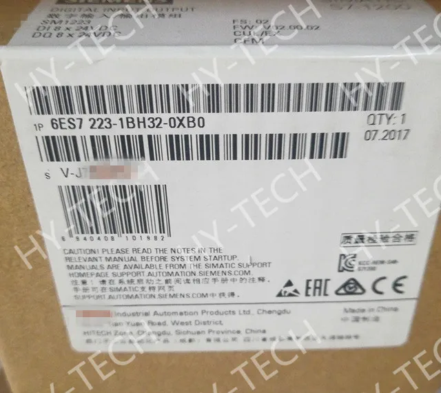 

PLC module SIMATIC S7-1200 Digital I/O SM 1223 8 DI/8 DO 8 DI 24 V DC 6ES72231BH320XB0 6ES7223-1BH32-0XB0