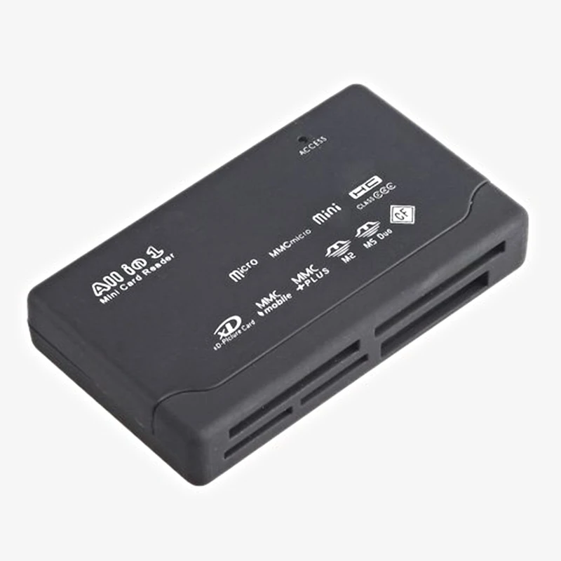 Горячая Распродажа USB 2,0 Супер Скорость Card Reader 6 слот для карт памяти SD/XD/MMC/MS/CF/ SDHC совместимый