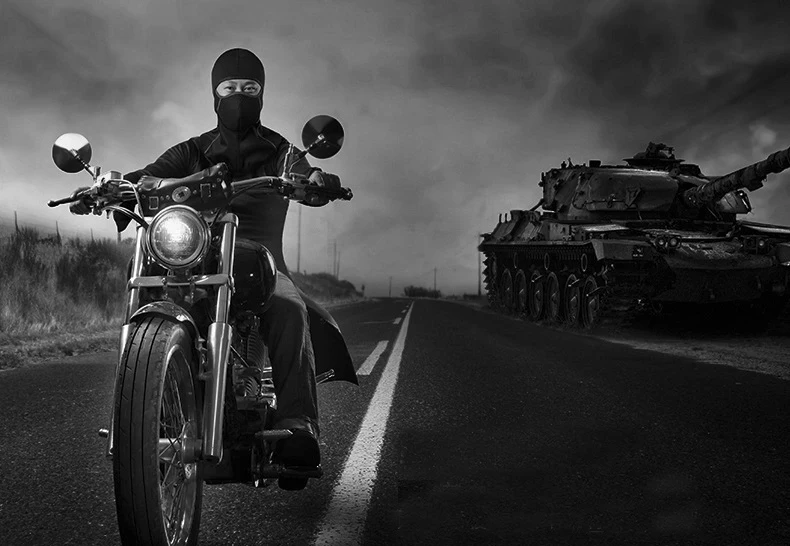 Мотоциклетный защитный головной убор, Зимняя Теплая Лыжная маска для лица для езды на мотоцикле, ветрозащитная Флисовая Балаклава