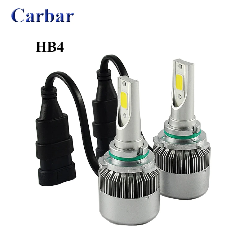 C6 High Power 36W 3800LM LED Headlight Conversion Kit 9006 Headlamp