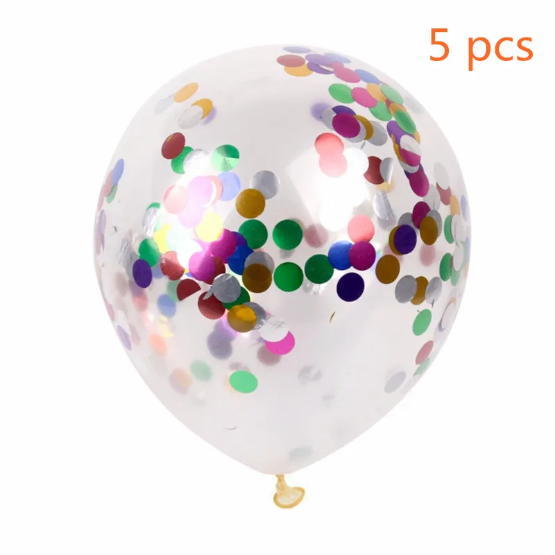 5pcs 12Confetti Balloon Bouquet for Baby Shower Birthday Wedding Party Decoration Supplies Birthday Party Decor for kids PAT66 (7)
