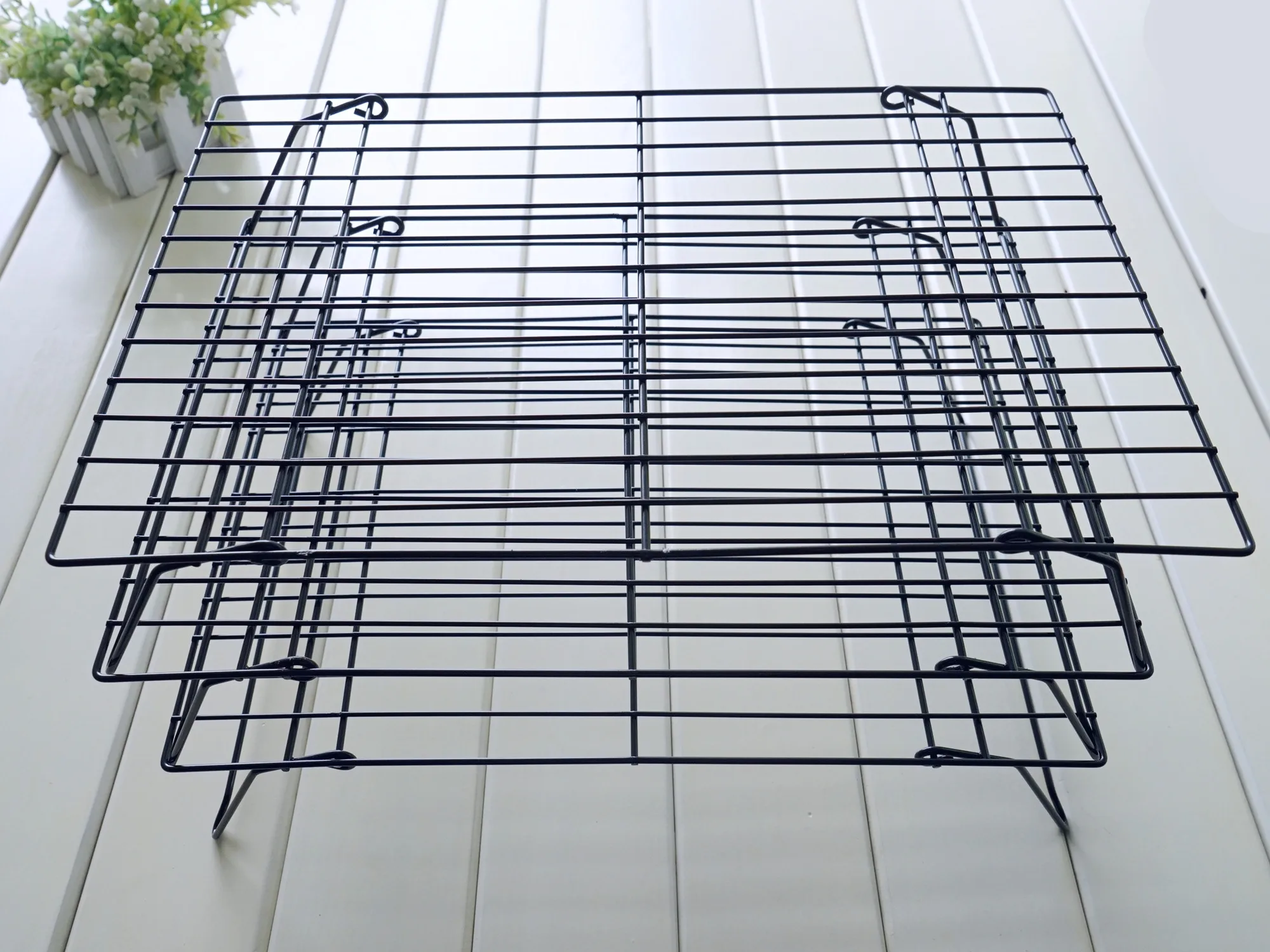 3 layers stackable cooling rack metal cake cookie biscuits bread