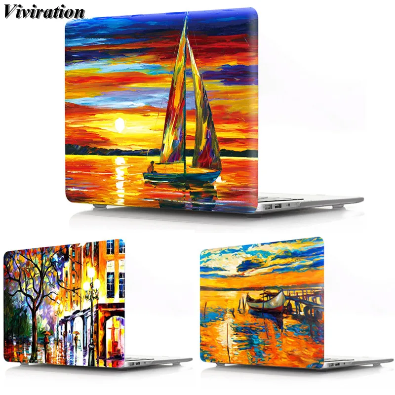 

Afremov Series Prints Laptop Cover For Macbook Air 11 13 Pro Retina 12 13 15 11.6 15.4 13.3 Oil Painting Fashion Protectve Case