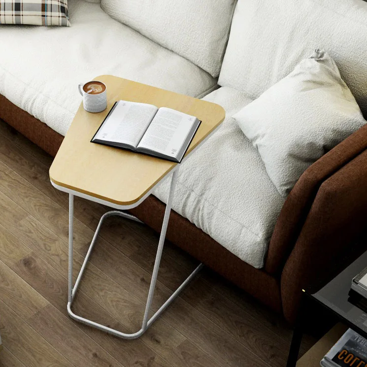 Журнальные столики, мебель для дома, дерево + сталь, небольшой боковой Диванный чайный столик basse, минималистичный стол современного