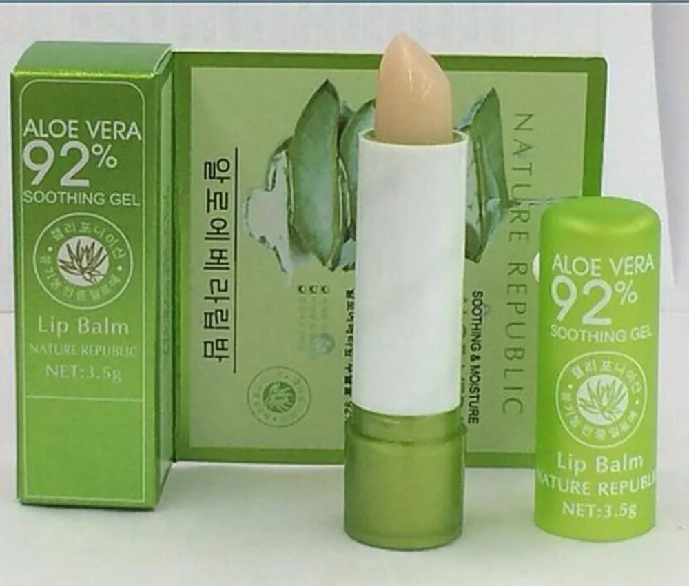 2 pcs Nature Republic Soothing and Moisture Aloe Vera 92 Soothing Lip