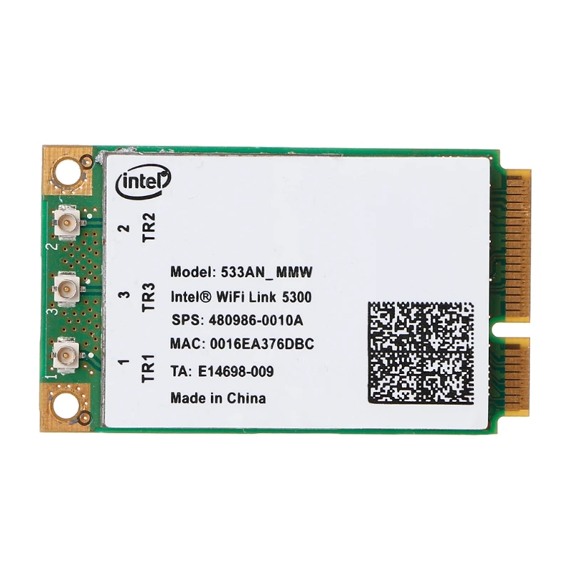 1 шт. 5300 533AN_MMW беспроводной WLAN WiFi мини PCIe Карта 802.11n+ 450 Мбит/с модуль устройства высокое качество