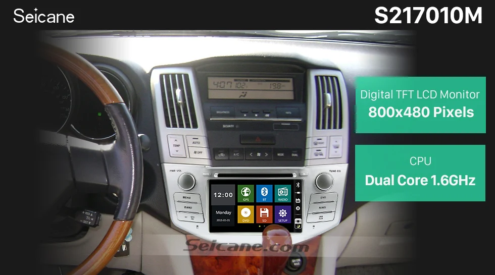 Perfect Seicane 2 din 7" WINCE 6.0 Bluetooth WIFI GPS FM Car DVD Player for Toyota Harrier Lexus RX 300 330 350 400H Support SD DVR IPOD 0 Perfect Seicane 2 din 7" WINCE 6.0 Bluetooth WIFI GPS FM Car DVD Player for Toyota Harrier Lexus RX 300 330 350 400H Support SD DVR IPOD 0