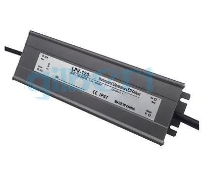 DC 48V 120W Светодиодный драйвер IP67 водонепроницаемый трансформатор источник