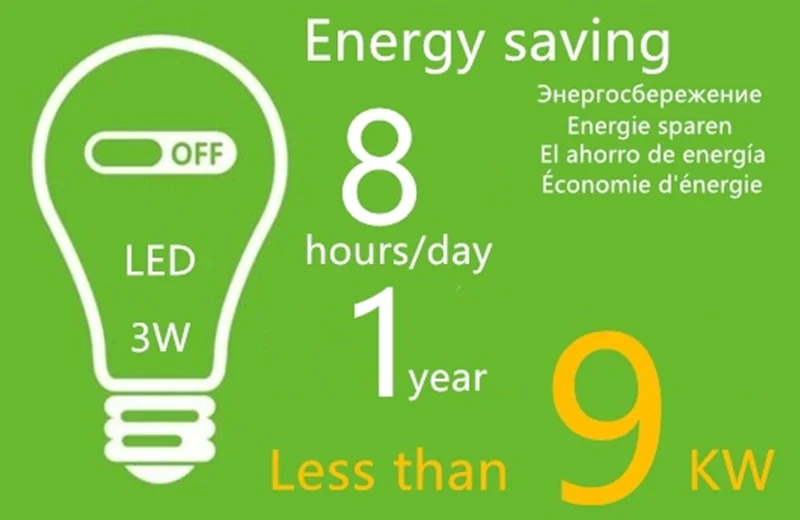 LED lamp energy saving 800x520