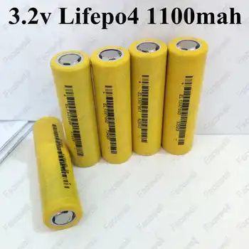 

25pcs 18650 3.2v lifepo4 1100mah battery high drain 20A 15C lithium 1200mah lifepo4 batteries for pack power tools mech ebike