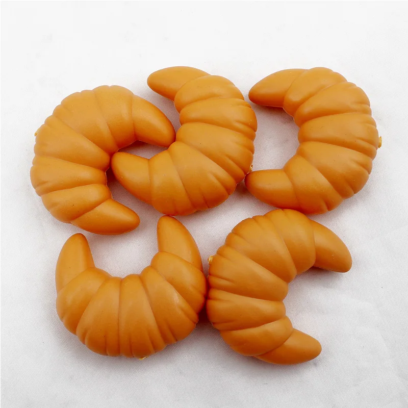 

Play The Simulation Food Bread Croissant Children's Toys Kindergarten Teaching Children Cognition Unisex Kitchen Toy Plastic