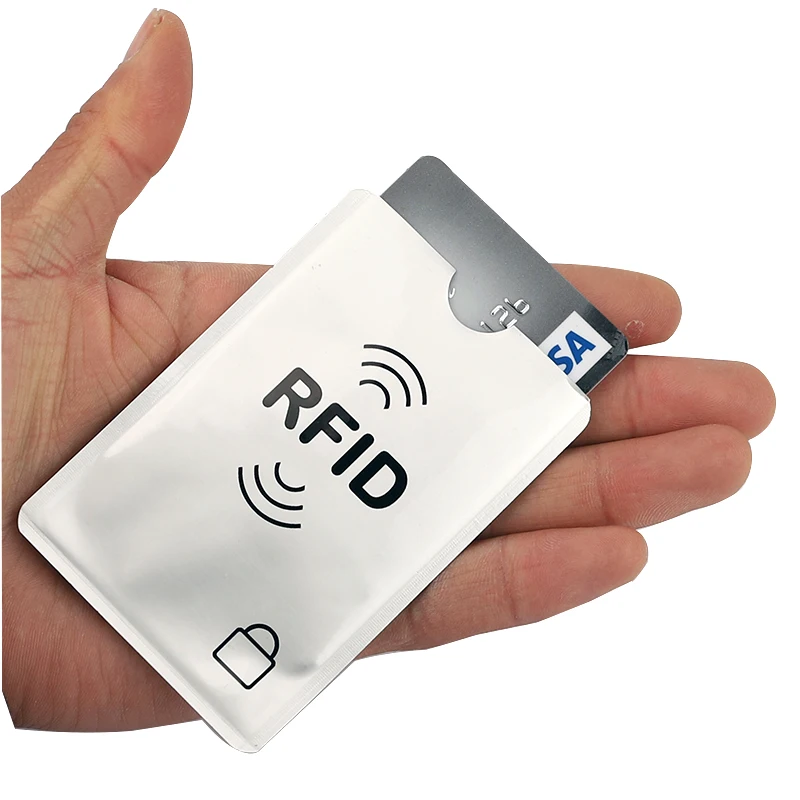 5 шт. Анти Rfid кошелек Блокировка ридер замок банк держатель для карт Id банковский чехол для карт Защита металлический кредитный держатель для карт Алюминий