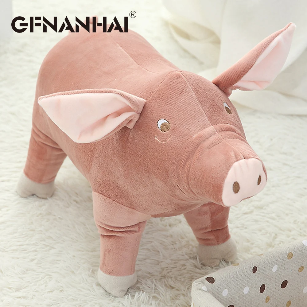 1pc 40cm simulation animal pig plush toy For Children High Quality