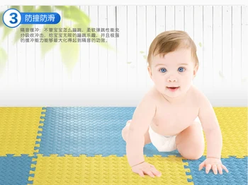 

Free shipping carpets Baby Toys Eva floor mat ,Children's Puzzle Foam Pad 60x60*1.2 Splicing