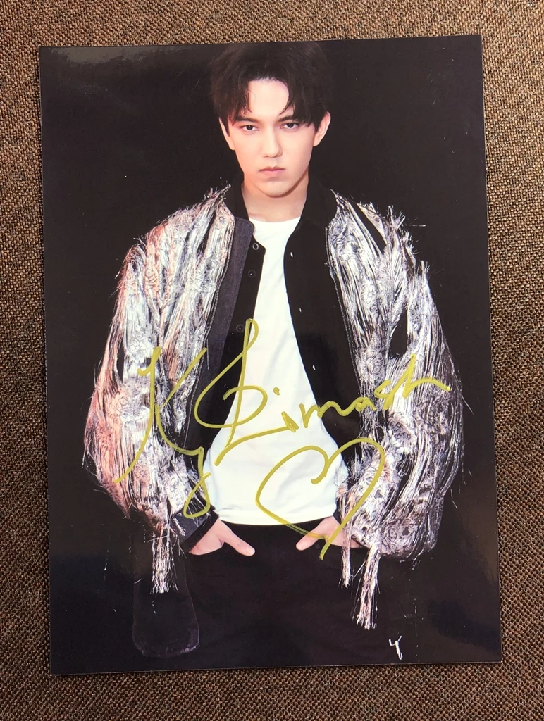 Dimash Kudaibergen autographed Подпись фото 5*7 дюймов подлинный Бесплатная доставка