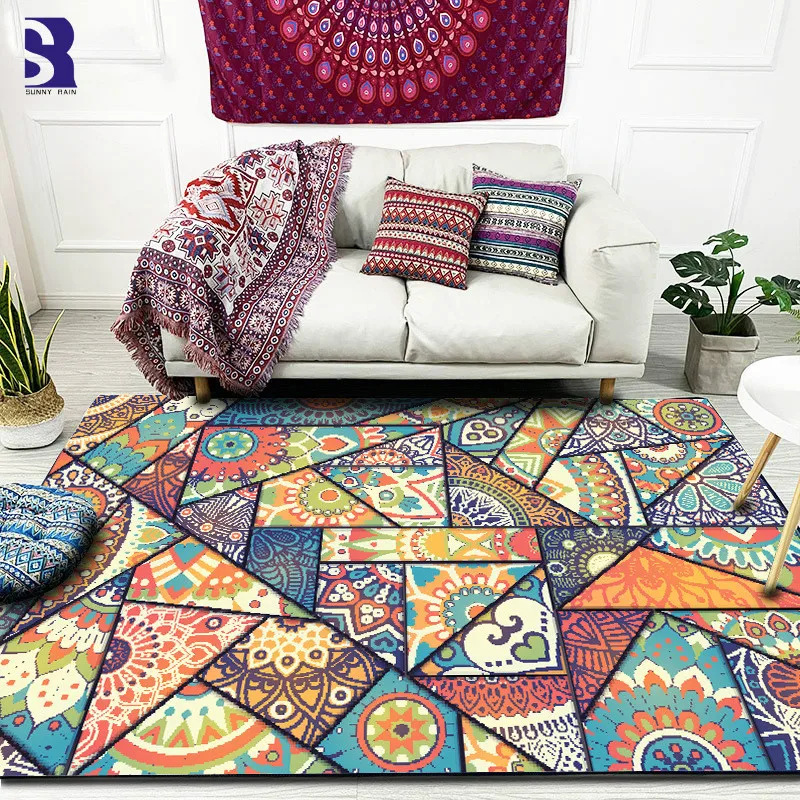 SunnyRain 1-piece большие ковры для дома Коврики для гостиной и ковры коврик для спальни сопротивление скольжению
