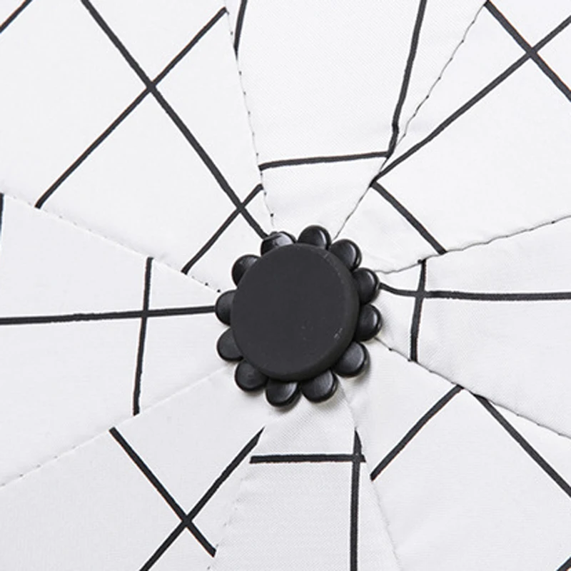 Портативный практичный мини автоматический зонт с мультяшным медведем Компактный Карманный Женский 5 складной зонт с черным покрытием Защита от солнца УФ