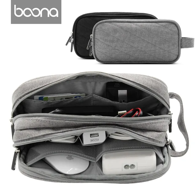 Boona Digital Storage Bag Electronic Accessories Travel Organizer Boona Digital Storage Bag Electronic Accessories Travel Organizer For Hard Drive Organizers Usb Flash Sd