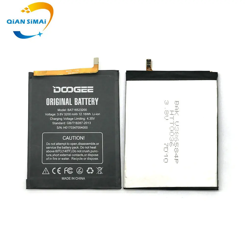 

1PCS New High Quality BAT16523200 Battery For DOOGEE Y6 Y6C Mobile Phone+ Track Code