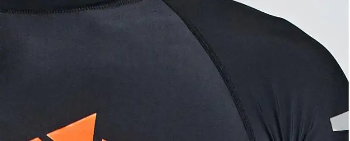 Цветочные мужские UPF 50+ Длинные рукава Рашгард сращивания УФ Защита от солнца основные шкуры для сёрфинга дайвинга и плаванья Футболка синий черный M 3XL