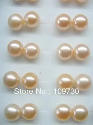 

ry00117 50 AAA Lots 100 Pairs 8-8.5mm Freshwater Pearl Stud Earring 925 sterling silver A0422