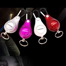 Women ‘s self Defense Anti-Wolf Pull Point Backpack Personal Alarm Siren Ring Pull Key Pendant FC