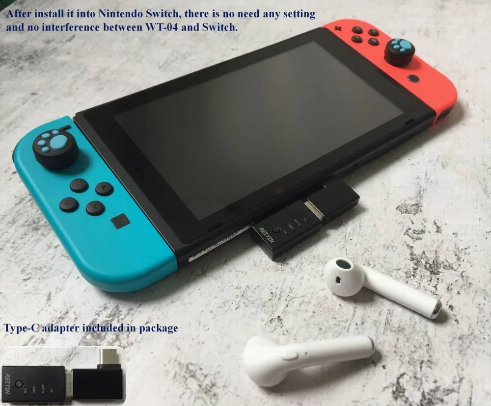 Chat de Voz sem Fio Transmissor de Áudio Adaptador de Conexão Aptx Baixa Latência Jogo Bluetooth 5.0 pc Dupla - Image 5