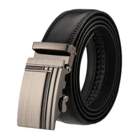 YOJBO мужской ремень роскошный кожаный мужской 2019 Модный Роскошный дизайнерский бренд высокого качества поясной ремень Автоматическая Пряжка ремни для мужчин - изображение